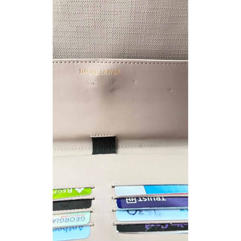 Dagne Dover Dakota Crossbody Wallet Women Small Ash Blue Grey